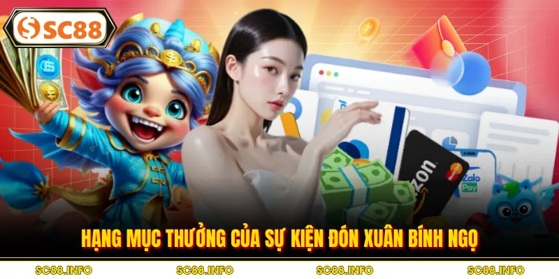 Hạng mục thưởng của sự kiện đón xuân bính ngọ